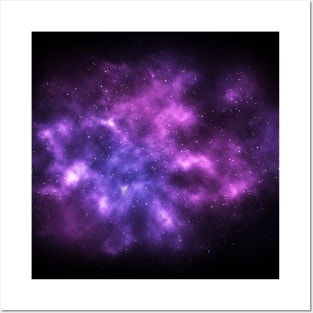 Beautiful Purple Galaxy Posters and Art